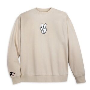 Disney Cream Sweater with Mickey Mouse Design